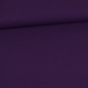 Glitzerpüppi uni cotton Jersey - purple