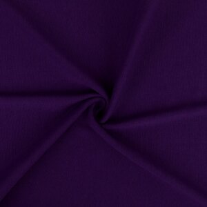 Glitzerpüppi uni cuffs fine rib -  purple