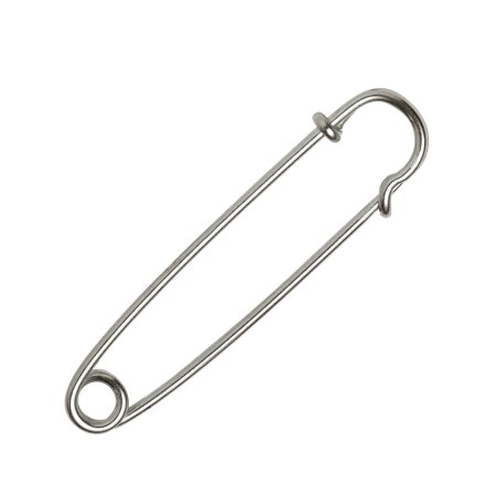 Kilt Safety Pin, 76mm, Silver Colour (081605)