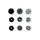 Snap Fastener Colour, Prym Love, 12,4mm, Grey, Pack of 30 (393003)