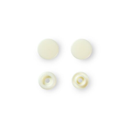 Color Snaps Snap Fasteners Pearl, Plastic 12,4mm, Pack of 30 (393122)