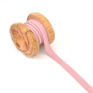 Flat Cotton Cord Hoodie String Rosé 15mm