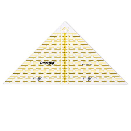 Triangle ruler, for ¼ square triangles, up to 20 cm (611313)