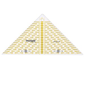 Triangle ruler, for ¼ square triangles, up to 20...