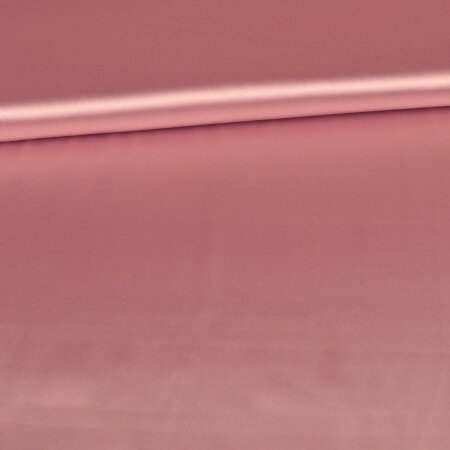 Satin fabric stretch - dusky pink