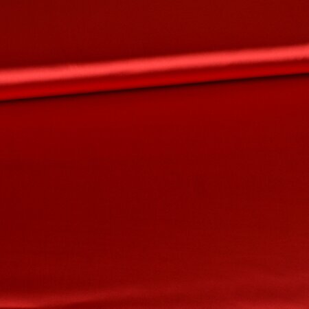Satin fabric stretch - dark red