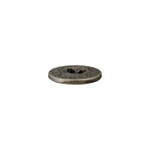 Metal button 4L 11mm old silver