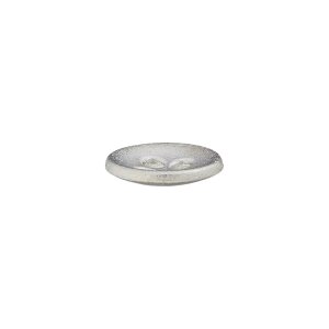 Metal button 4L 9mm silver matt