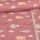 Wafflepiqué jersey 100% Cotton - Aircraft - dusky pink
