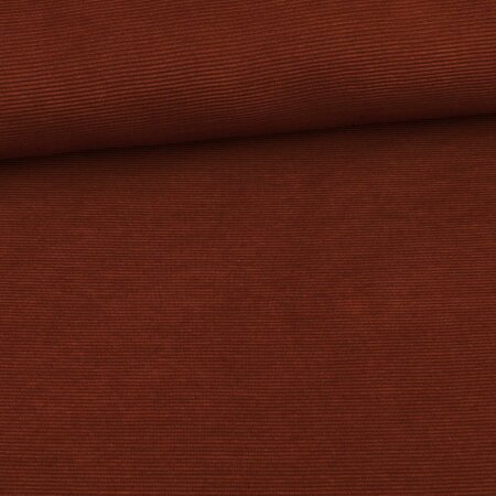 Cotton Jersey Ottoman Ribbed - brown