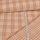 Muslin Cotton Double Gauze - double sides checks beige and white