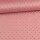 Minky Fleece Malia - Dots Uni dusky pink