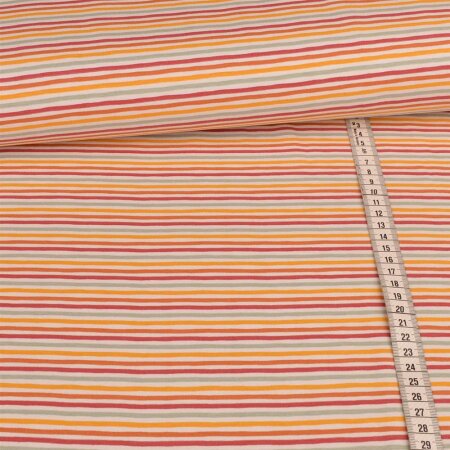 Jersey colorful stripes - orange
