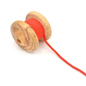 Twisted Cotton Cord Uni 6mm red