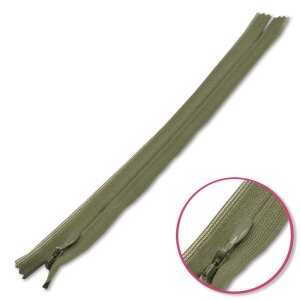 Concealed Zipper color oliv Non Seperable YKK (0004715-567)