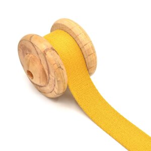 belt strap soft Uni mustard 4cm