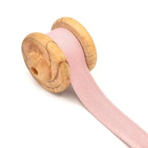 belt strap soft Uni dusky pink 4cm