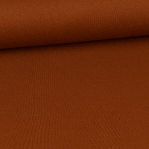 Cotton Jersey Pointoille - Brown