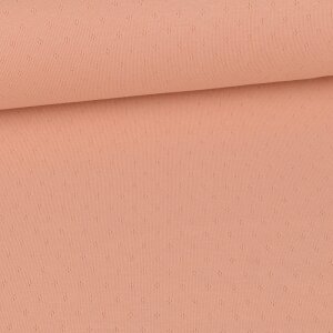 Cotton Jersey Pointoille - Rosé