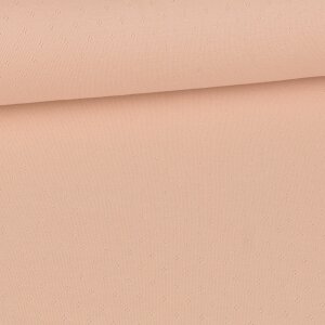 Cotton Jersey Pointoille - Light Rosé