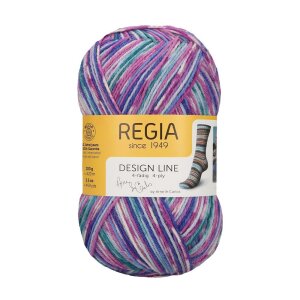 REGIA Sock yarn Color Design Line 4-ply, 03653 Star Night 100g