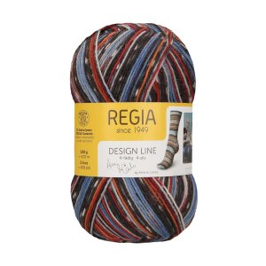 REGIA Sock yarn Color Design Line 4-ply, 03655 Fall Night 100g