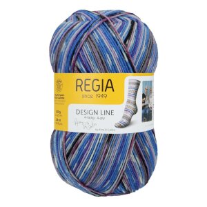 REGIA Sock yarn Color Design Line 4-ply, 03881 Nusfjord 100g