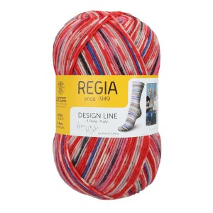 REGIA Sock yarn Color Design Line 4-ply, 03885...