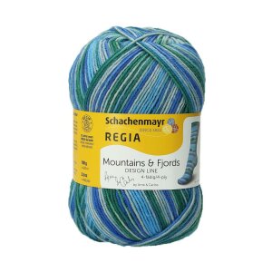 REGIA Sock yarn Color Design Line 4-ply, 07031 Sognefjord...