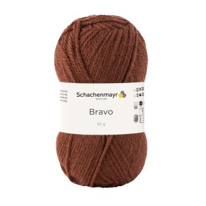 Schachenmayr Bravo, 08281 Brown 50g
