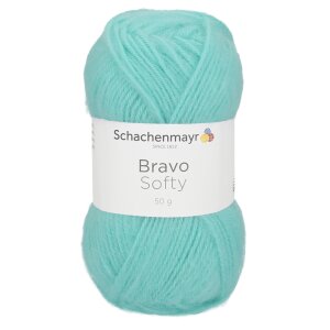 Schachenmayr Bravo Softy, 08366 Mintblue 50g