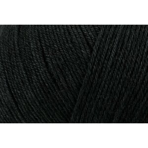 REGIA Sock yarn Premium Silk 4-ply, 00099 Black 100g