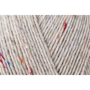 REGIA Sock yarn Uni Tweed 4-ply, 00090 Light Grey 100g