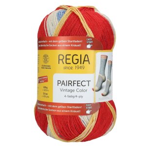 REGIA Sock yarn Color Pairfect Line 4-ply, 01365 Seaside...