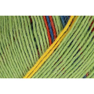 REGIA Sock yarn Color Pairfect Line 4-ply, 02295 Petrol- Lime 100g