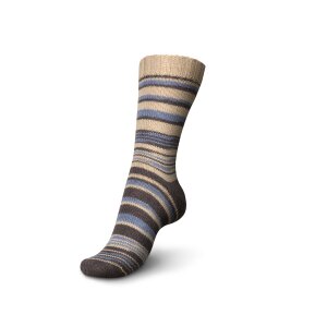 REGIA Sock yarn Color Pairfect Line 4-ply, 02299 Beige- Brown 100g