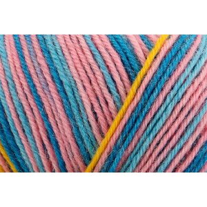 REGIA Sock yarn Color Pairfect Line 4-ply, 07146 Crazy Pink 100g