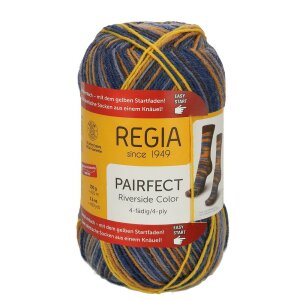 REGIA Sock yarn Color Pairfect Line 4-ply, 07158 Jetty 100g