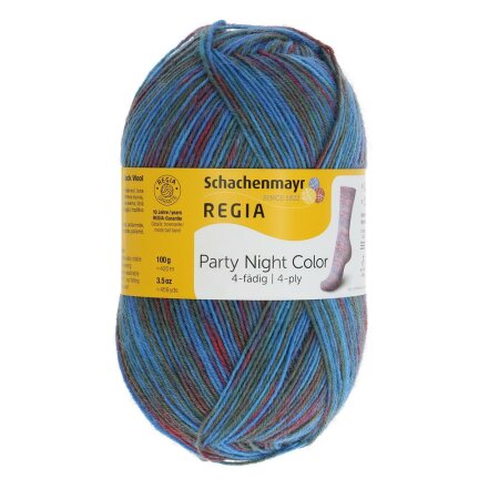 REGIA Sock yarn Color 4-ply, 01132 Firework 100g