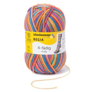 REGIA Sock yarn Color 4-ply, 03726 Exotic 100g