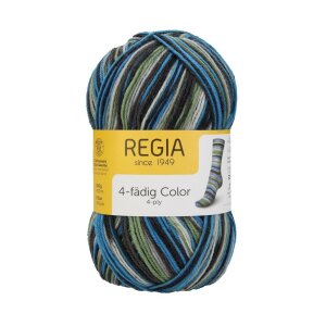 REGIA Sock yarn Color 4-ply, 03803 Olive 100g