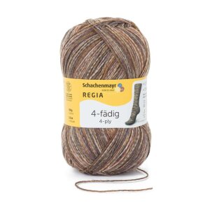 REGIA Sock yarn Color 4-ply, 07955 Patina 100g