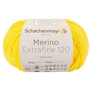 Schachenmayr Merino wool Extrafine 120, 00122 Dandelion 50g