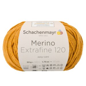 Schachenmayr Merino wool Extrafine 120, 00126 Gold...
