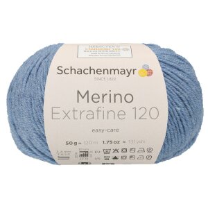 Schachenmayr Merino wool Extrafine 120, 00156 Cloud...
