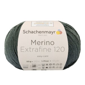 Schachenmayr Merino wool Extrafine 120, 00171 Oliv 50g