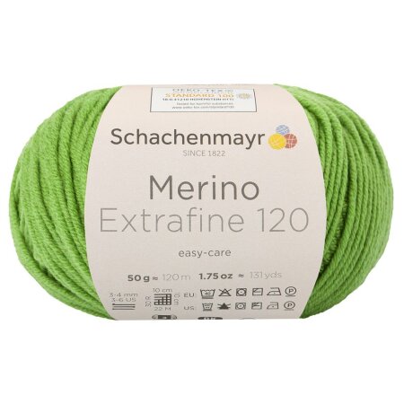 Schachenmayr Merino wool Extrafine 120, 00173 Apple 50g