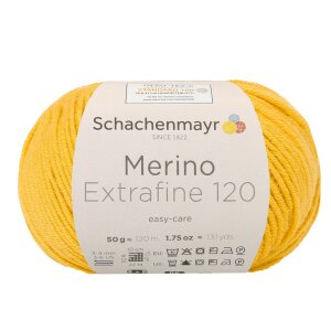 Schachenmayr Merino wool Extrafine 120, 10123 Honey 50g