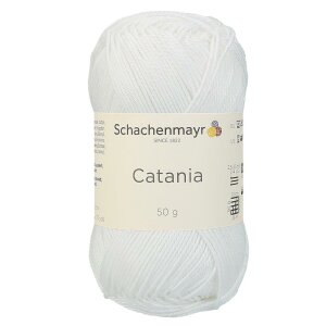 Schachenmayr Catania Cotton, 00106 White 50g