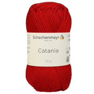 Schachenmayr Catania Cotton, 00115 Signalred 50g